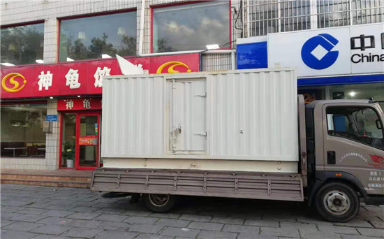 辉县出租发电机施工案例